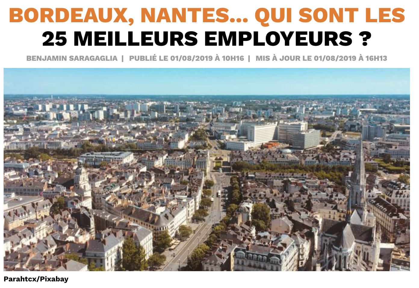 Capital – Bordeaux, Nantes… qui sont les 25 meilleurs employeurs ?